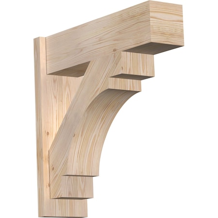 Ekena Millwork Merced Block Smooth Outlooker, Douglas Fir, 7 1/2"W x 26"D x 26"H OUT08X26X26MRC05SDF